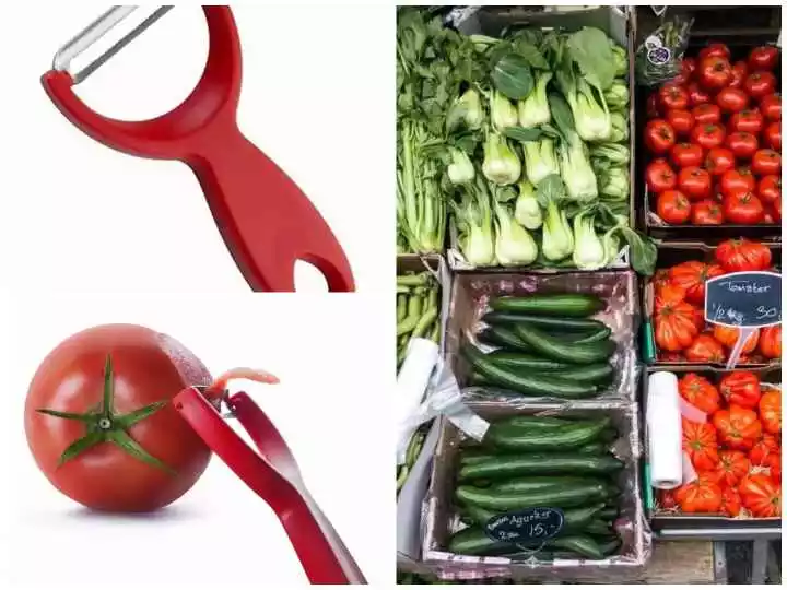 Pelador de verduras micro dentado
