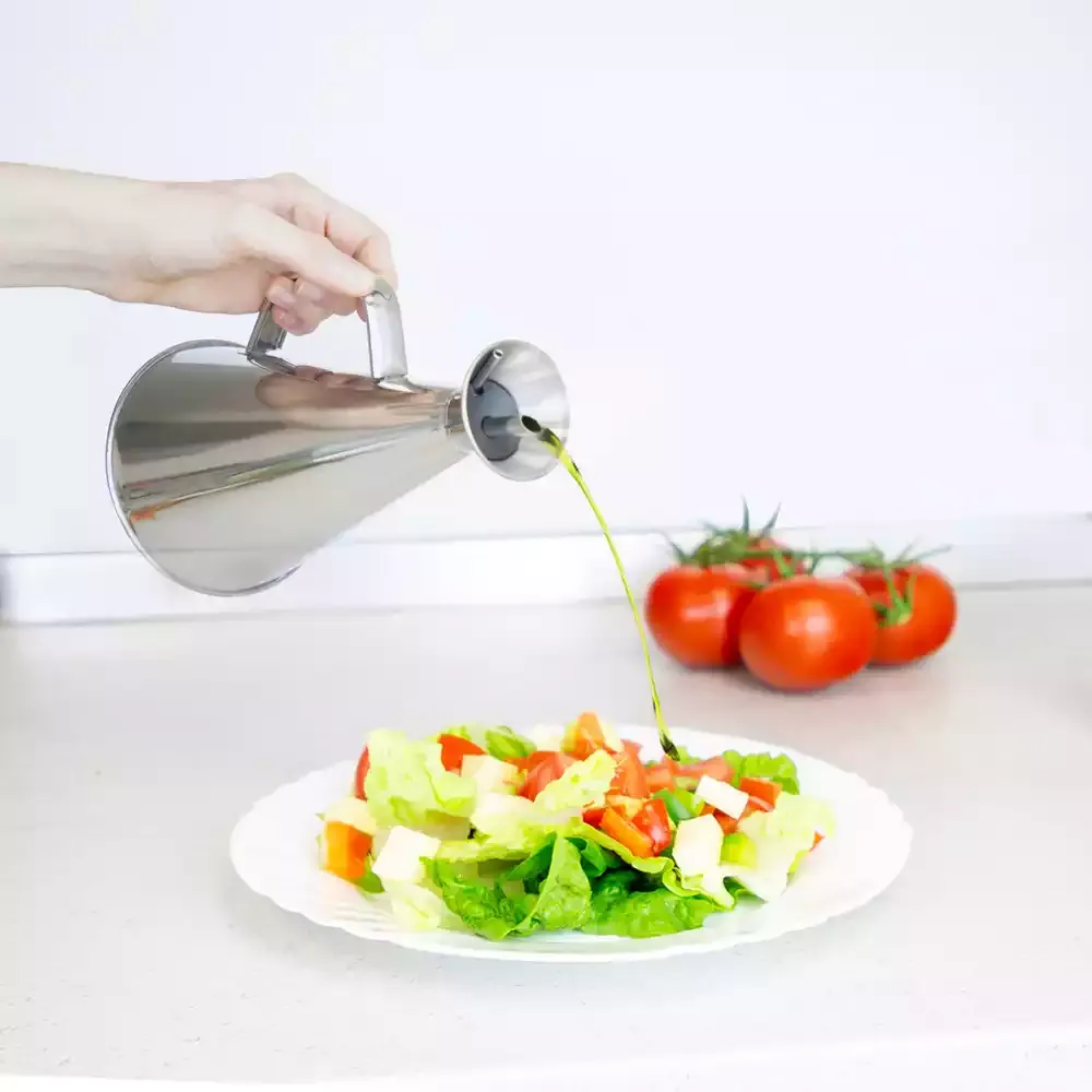 Aceitera inoxidable antigoteo.webp