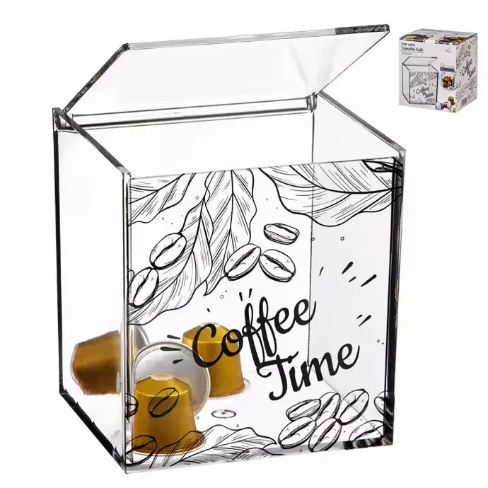 Caja de metacrilato con tapa