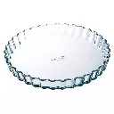 Molde redondo de vidrio para horno 28x4cm