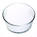 Molde redondo de vidrio para horno 22x10cm
