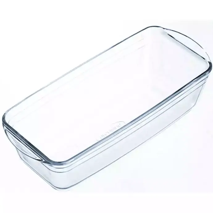 Molde rectangular de vidrio para horno 29x12x8cm