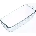 Molde rectangular de vidrio para horno 29x12x8cm