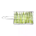 Parrilla doble ancha