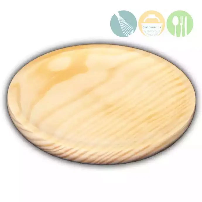 [8414270010164] Plato de madera para pulpo (Ø16 cm.)