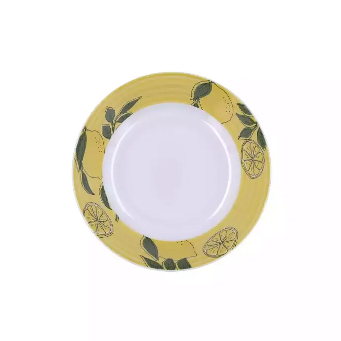 [8414793741859] Vajilla de melamina Mod. Cítricos (Postre 20cm.)