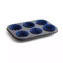Bandeja para horno con 6 huecos 27x19x3cm (SG)