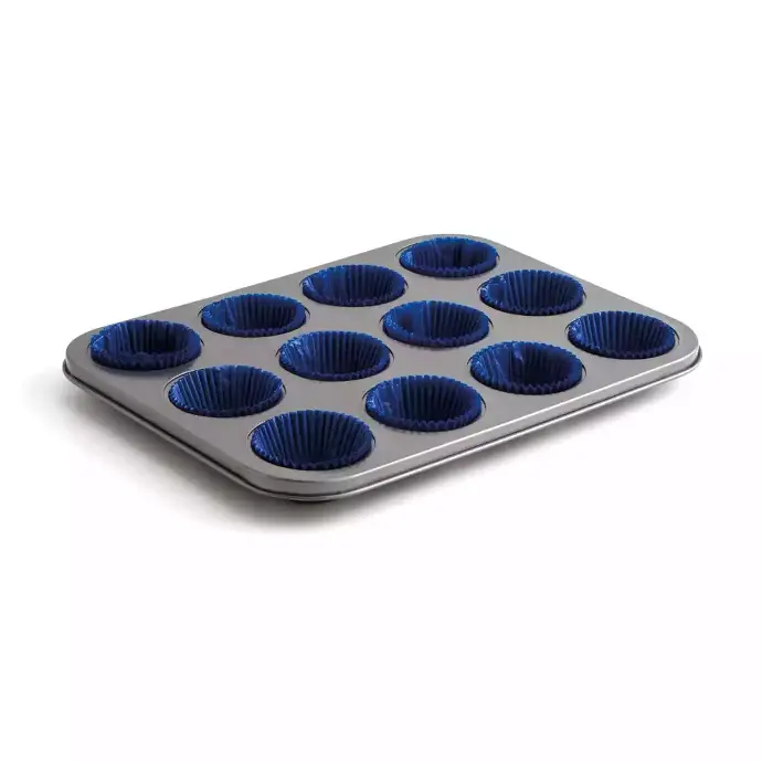 [8414793516013] Bandeja para horno con 12 huecos 36x17x3cm (SG)