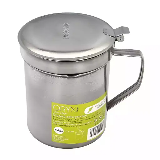 Grasera inoxidable para aceite usado “Pescado”